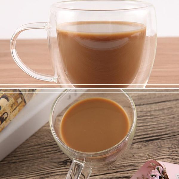 

double wall insulated glasses espresso mugs borosilicate glass cups e7 wine