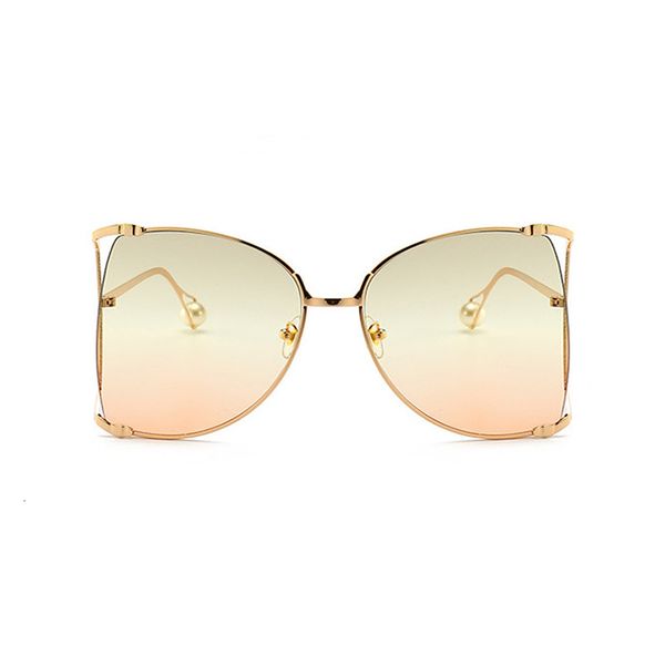 

sunglasses 2021 irregular women vintage brand luxury sun glasses oversized fashion women's female shades uv400a517, White;black