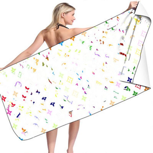 

letter casual ins style beach towel fashion summer bath towels classic design home gift