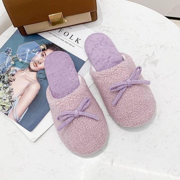 

slippers 2021 arrival women comfortable snow home shoes winter warm fashion footwear size 36-41, Black