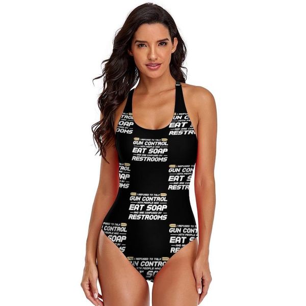 

one-piece suits gun swimsuit one piece swimwear youth colorful summer bathing suit