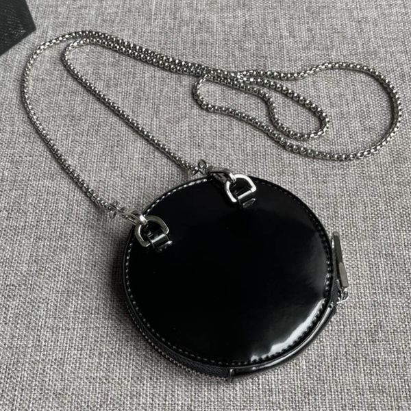 

2 colors mini round handbags designer chain bag fashionable pieces for lipsticks brand pocket money bags pd005