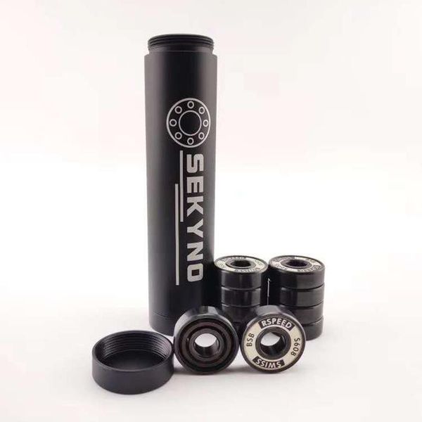 

professional inline speed skates bearing black ceramic 7-beads 608 roller skating bearings for powerslide mpc race skate accessories