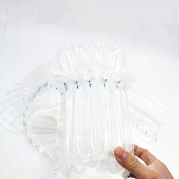 

100pcs inflatable cushion packaging plastic protective bubble column bag compressive courier packing bags