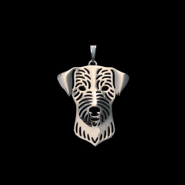 

pendants 2021 jewelry alloy pet women's wirehaired jack russell terrier, Black