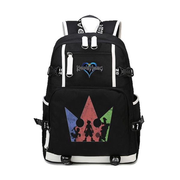 

backpack 2021 game kingdom hearts sora cosplay lapshoulder travel bags knapsack student school bag boobkag canvas packsack