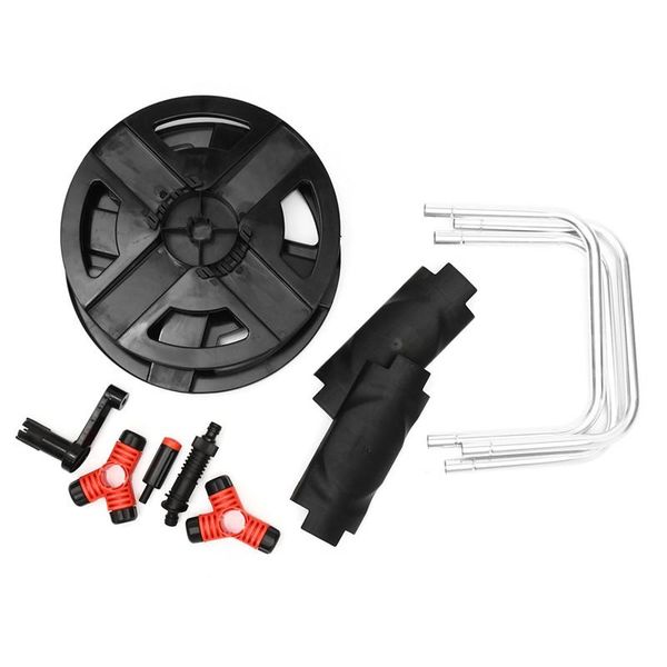 

watering equipments home garden water hose reel holder rack pipe storage cart gardening planting aluminum frame irrigation supplies