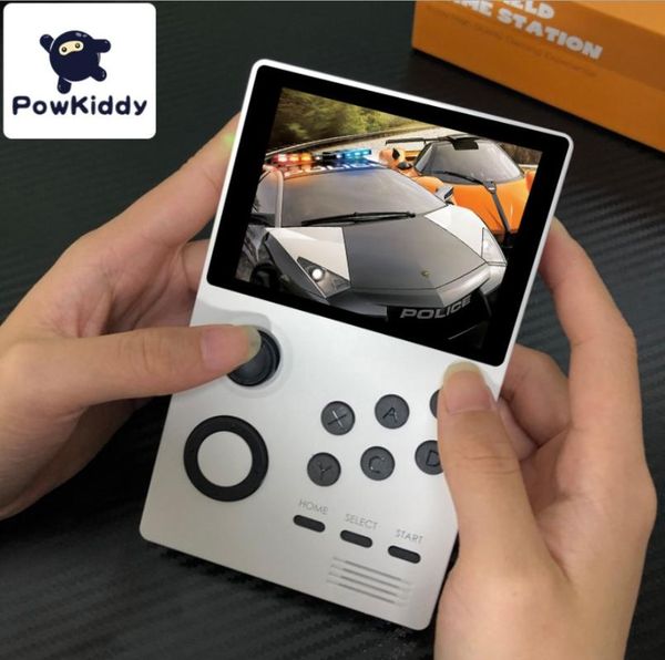 

portable game players powkiddy a19 pandora's box player ips screen 3.5 inch handheld retro console 3000+ games wifi android gaming cons