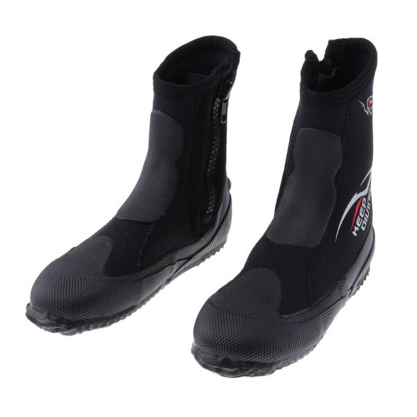 

fins & gloves 5mm neoprene zipper hard sole scuba dive water sports surfing snorkeling booties wetsuit boots shoes xs -3xl