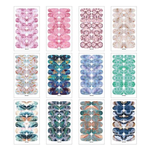 

stickers & decals 12 sheets manicure decoration stylish nail self-adhesive, Black