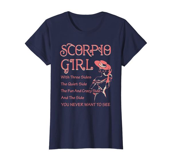 

Scorpio Girl With Three Sides Shirt, Mainly pictures