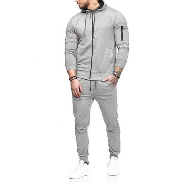 

hooded brand sporting suit men warm tracksuit track polo men 's sweat suits set letter print sweatsuit male large size 0s2u, White;black