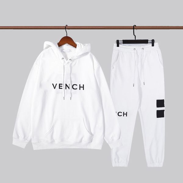 

mens tracksuit fashion hoodie sweatshirts black white man sweatsuit autumn winter jogger sporting suit 21ss men sweat tracksuits set plus si, Gray