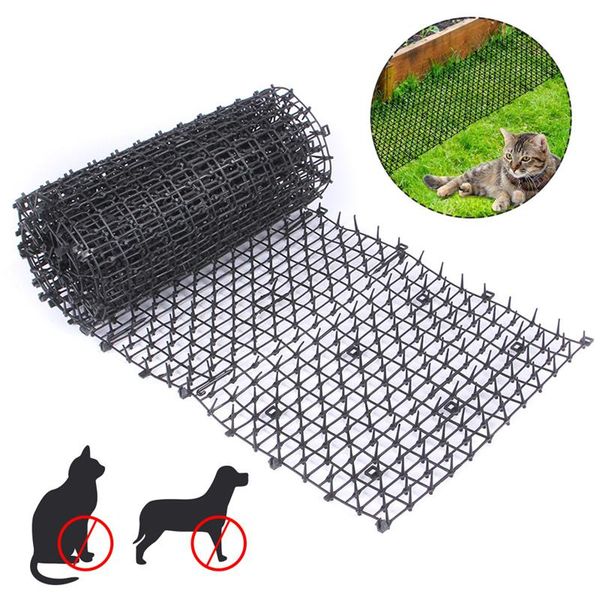 

cat carriers,crates & houses 10pcs/lot sting isolation square outdoor safe anti digging by dog prickle garden spikes straps protect pet scat