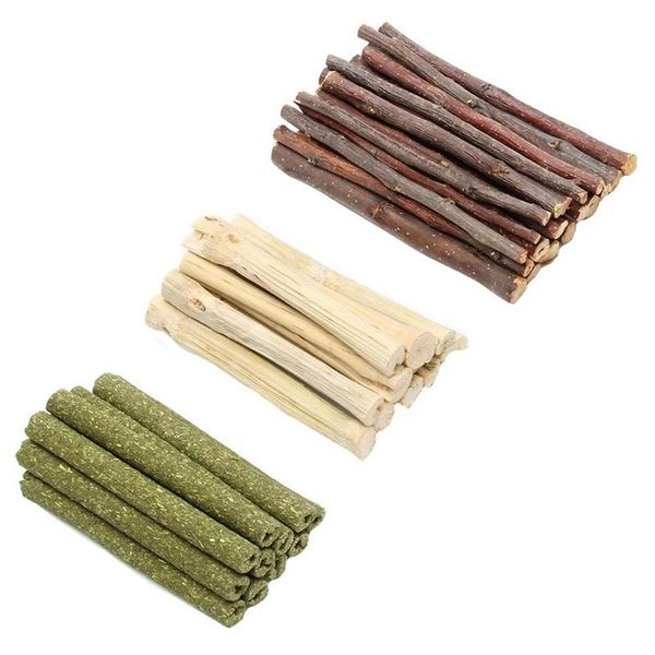

mix apple sticks hamster pet chew toys 3 types of combined, guinea pig molar small animal supplies