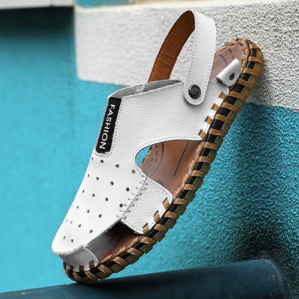

sandals shoes slide sandale sandali men sandalias masculino man sport ete sandalet cuero sandal masculina heren beach transpirables for, Black