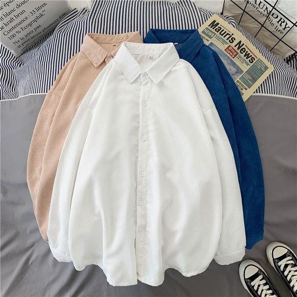 

women's blouses & shirts ebaihui women solid corduroy batwing sleeve vintage blouse turn-down collar loose button up white shirt femini