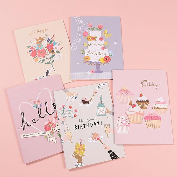 

greeting cards 9pcs birthday wishes kids happy gift label
