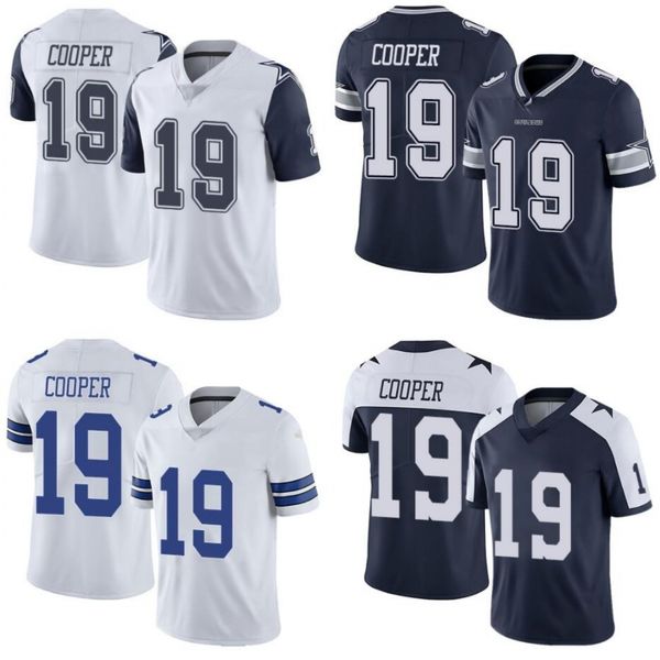 

dallas cowboys men #19 amari cooper women youth limited rush jersey, Black;red