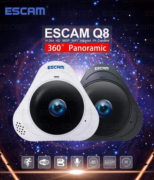 

360 degree panoramic view ip camera fish eye lens intercom wifi cameras