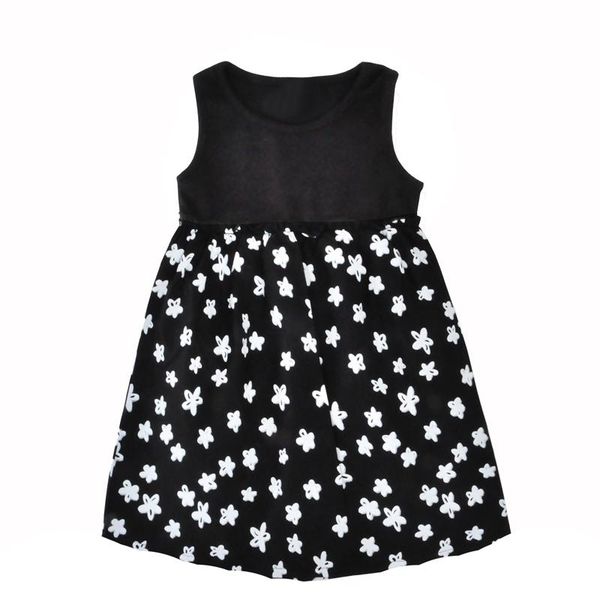 

girl's dresses summer baby girl dress fashion sleeveless flower little party floral pattern princess children kids clothes, Red;yellow