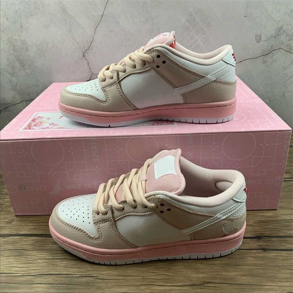 

womens low casual running shoes pink grey sports sneakers ship with size