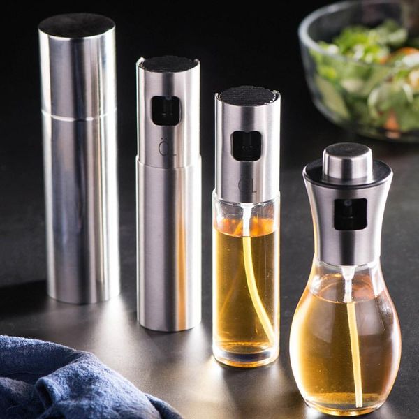 

storage bottles & jars kitchen fuel injection bottle container olive oil vinegar transparent cooking seasoning jar barbecue tools accessorie