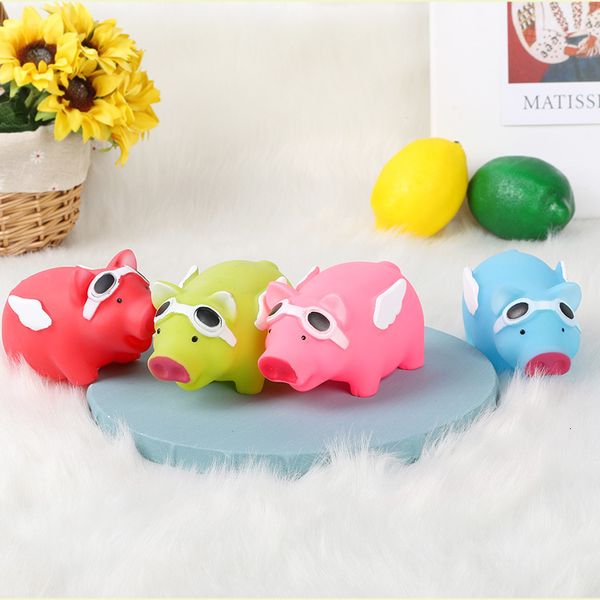 

molar pet voice dog biting toy plastic angel pig