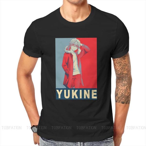 

men's t-shirts yukine graphic tshirt noragami stray god yato iki hiyori anime creative streetwear comfortable t shirt men short sleeve, White;black