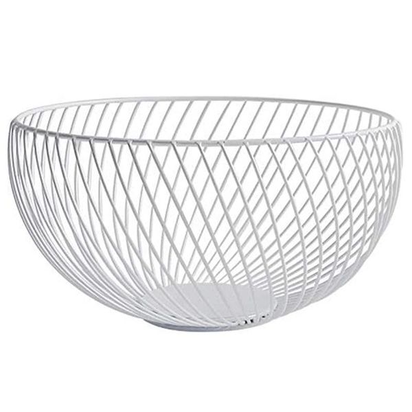 

storage baskets fruit basket, vegetable, egg, bread bowl holder stand for kitchen counter, cabinet and pantry stainless