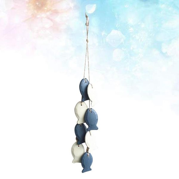 

mediterranean style wooden fish hanging decor boat ship beach wall ornament novelty items