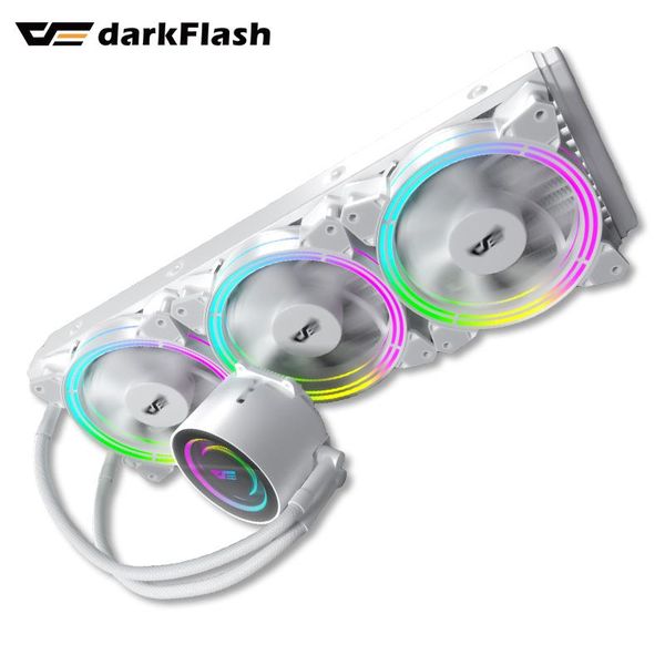 

fans & coolings darkflash water cooling cpu cooler computer rgb heatsink integrated fan radiator lga 1151/2011/am3+/am4