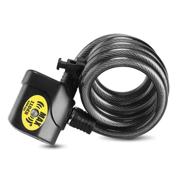 

bike locks universal mtb alarm cable lock anti-theft bicycle steel wire coil cycling supplies