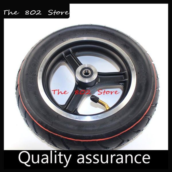 

motorcycle wheels & tires 10x2.50 10 inch inner and outer explosion-proof tyres with aluminum alloy disc brake hole rims for electric scoote