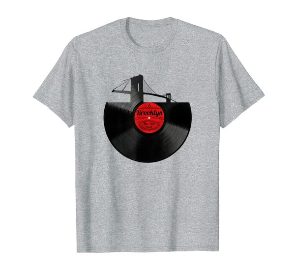 

brooklyn bridge shirt new york nyc vinyl record shirt, White;black
