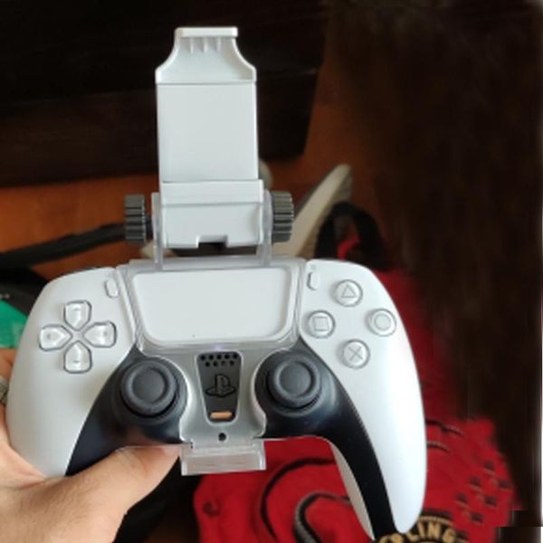 

game controllers & joysticks ps5 wireless gamepad stand for controller adjustable rotating bracket mobile phone clamp