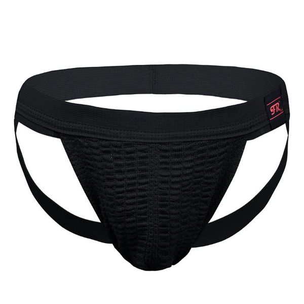 Herren-Bademode, Herren-Slip, Athletic Supporter, Jockstrap, Wetlook, Dessous, Unterhose, Unterwäsche, elastischer Bund, Ausbuchtungsbeutel, offene BuPanties