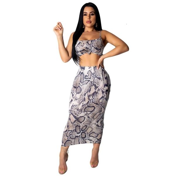 

& capris spring print snack skin outfits backless sleeveless wrapped chest pencil pants woman casual suits two piece sets women's trac, Black;white