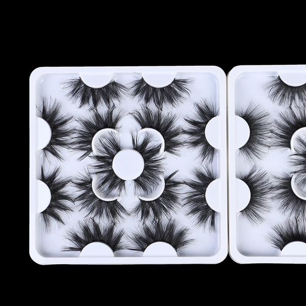 

pairs 25mm 3d mink dramatic long wispy fluffy false eyelashes lashes