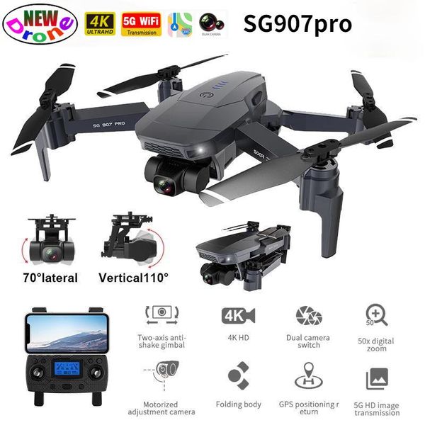 

pro 5g wifi gps drone 4k profesional wide angle gimbal zoom control fpv adjustment foldable quadcopter dron rc helicopter drones