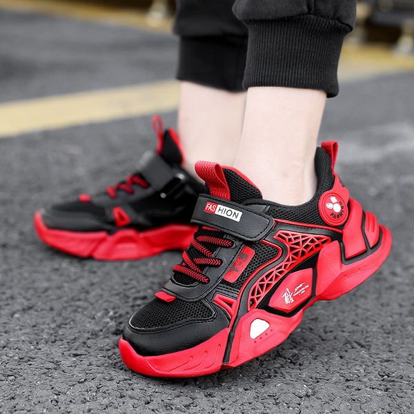 

70% off factory online summer and autumn new mesh breathable leather men's shoes sports women's solid soft sole, Black