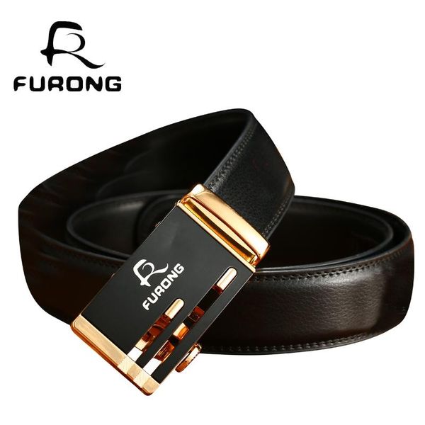 

genuine leather belts alloy buckle men automatic belt luxury business man leisure style gift, Black;brown