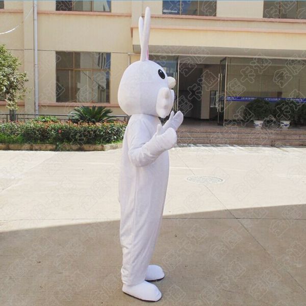 

mascot costumes rabbit mascot easter bunny mascot costume suits rabbit party game dress outfit adults, Red;yellow