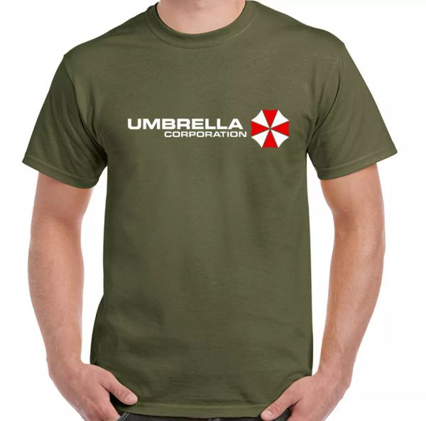 

umbrella corporation tshirt resident evil inspired men zombie killer ps4 film, White;black