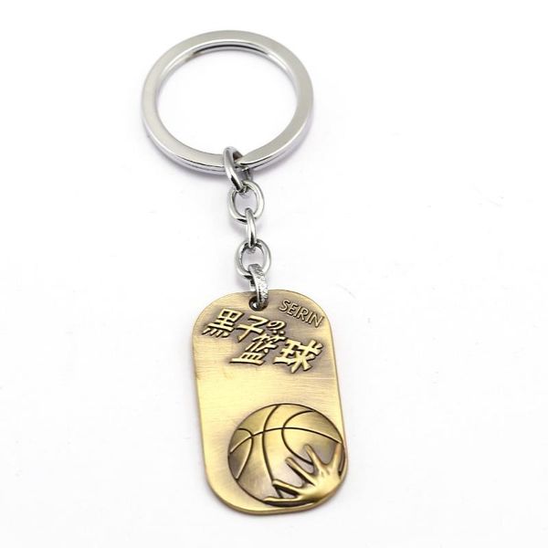 

keychains the basketball which kuroko plays keychain tetsuya key chain ring chaveiro anime jewelry, Silver