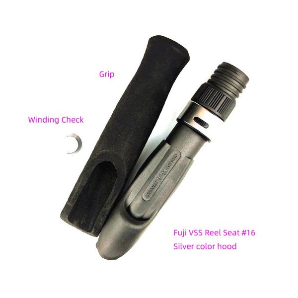 

noonroo fuji vss 16# reel seat +eva grip+ trim ring handle set boat fishing rods