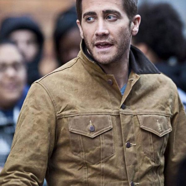 

men's jackets cotton canvas wax waterproof jacket american retro corduroy collar oil coat khaki autumn and winter 2021, Black;brown