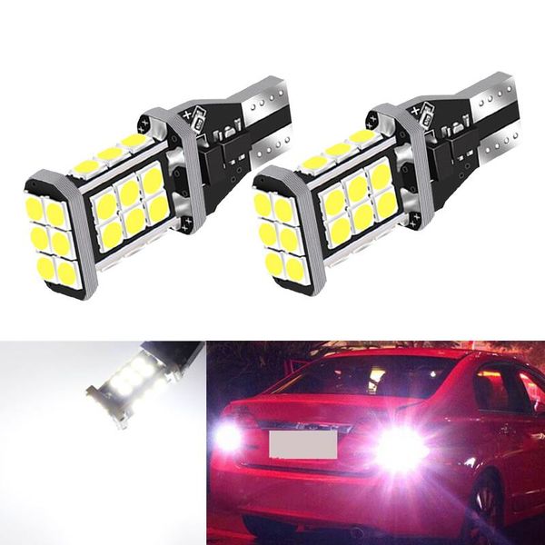 

emergency lights 2x w16w led t15 921 912 bulb super bright 3030 24smd canbus auto backup reserve