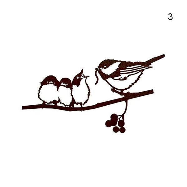 

metal birds decorations tree art yard steel animals silhouettes home garden pw