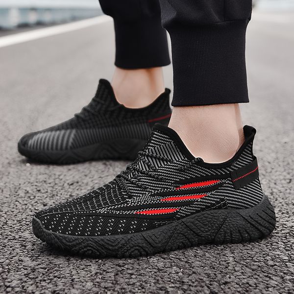 

men sports shoes street athletic walking men sneakers non-slip street breathable thick bottom men walking shoes